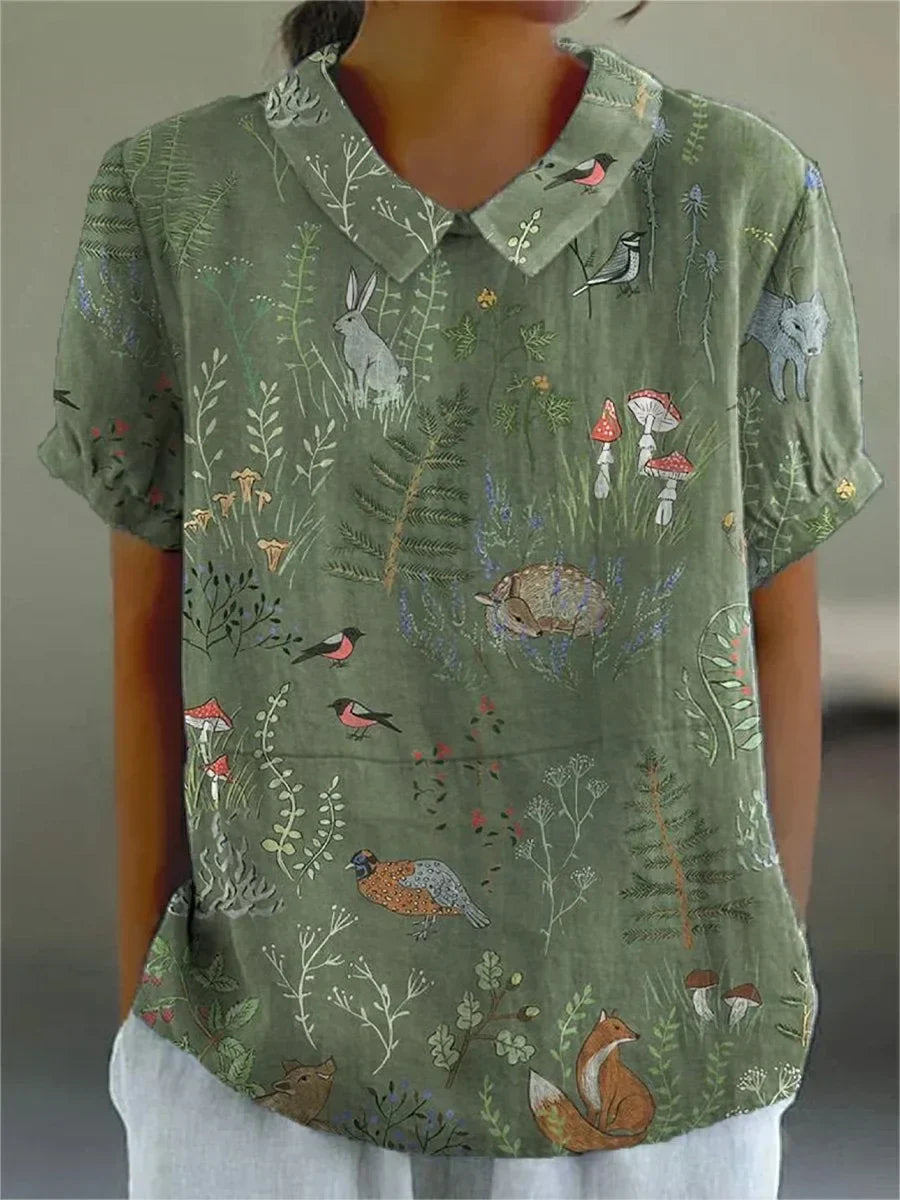 Weekend Poised Blouse - Loose Fit