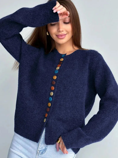 Noelle™ - Button-Detail Cardigan