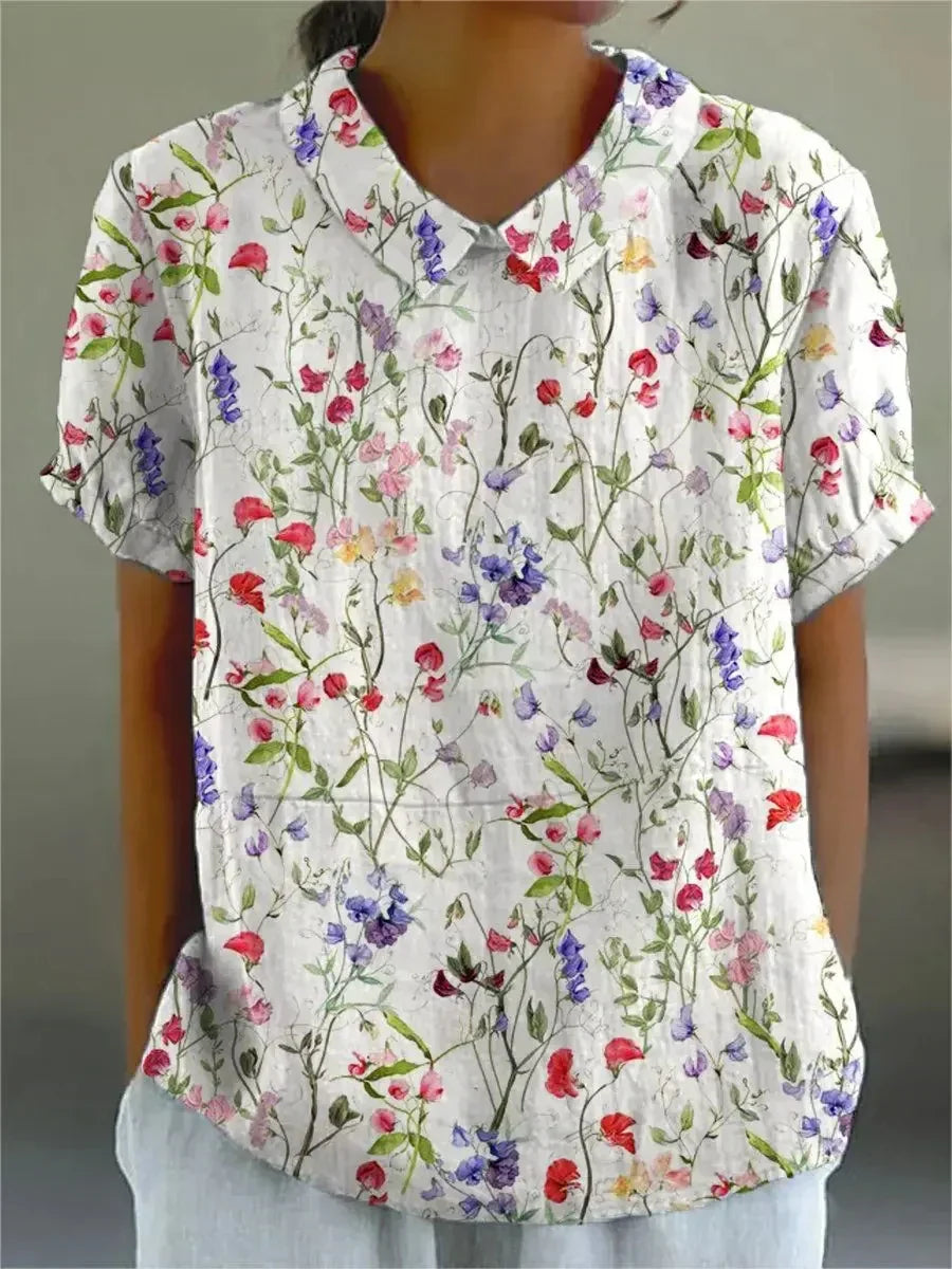 Weekend Poised Blouse - Loose Fit